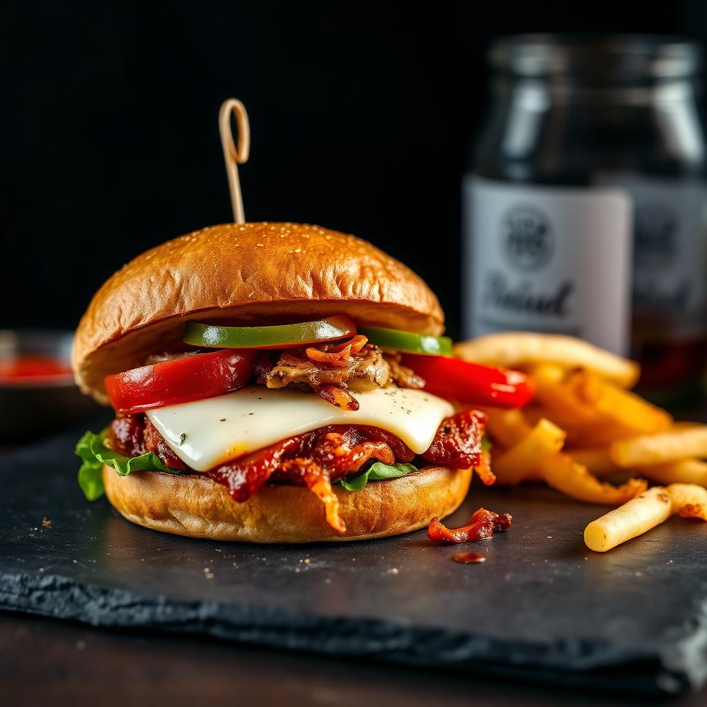 Pizza burguer Tío Charlie