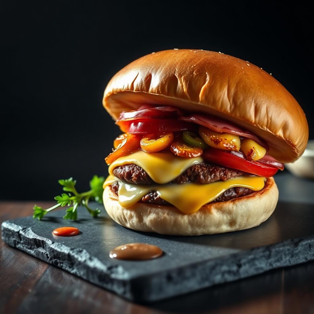 Pizza burguer tradicional